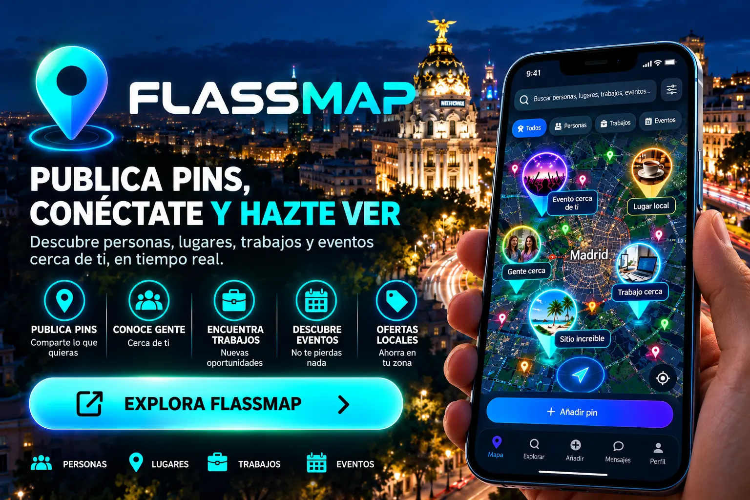 Presentación de FLASSMAP, una plataforma social basada en un mapa interactivo